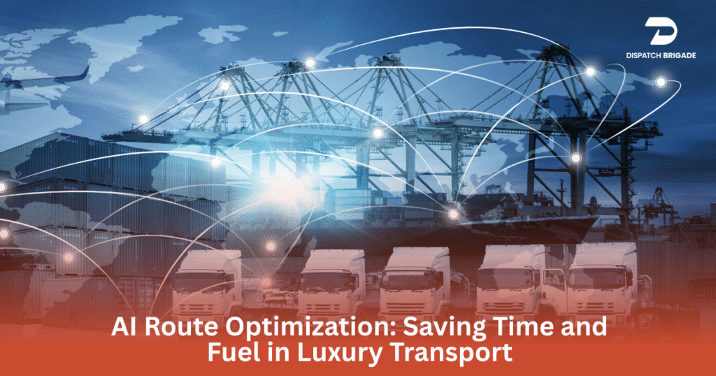 AI Route Optimization Saving Time and Fuel in Luxury Transport
